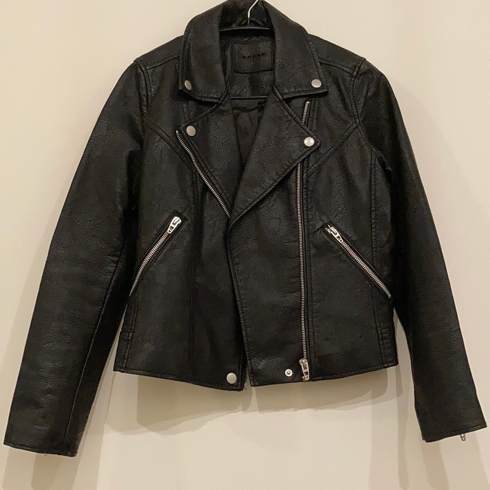 BLANK NYC faux leather jacket, XS-S